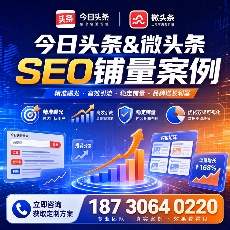 安阳头条号SEO矩阵批量内容铺量成功案例