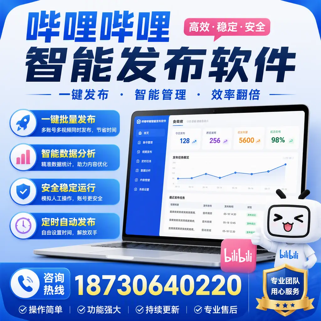为什么选择哔哩哔哩智能发布软件？安阳 的用户分享
