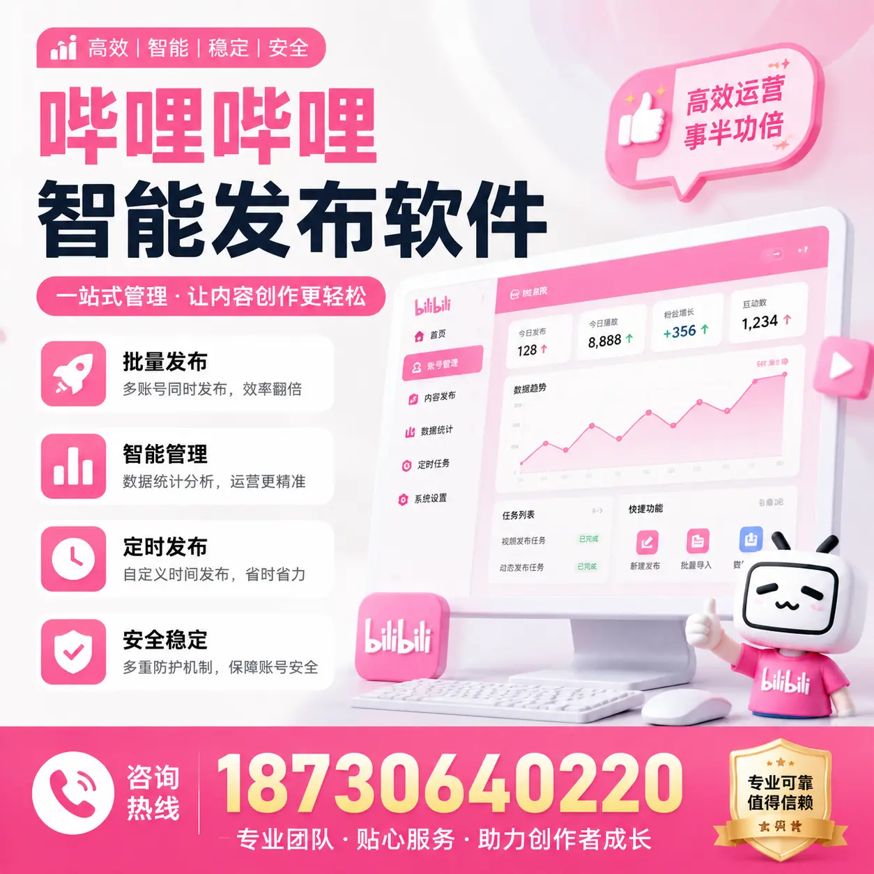 如何评估哔哩哔哩智能发布软件的ROI？安阳 企业必读