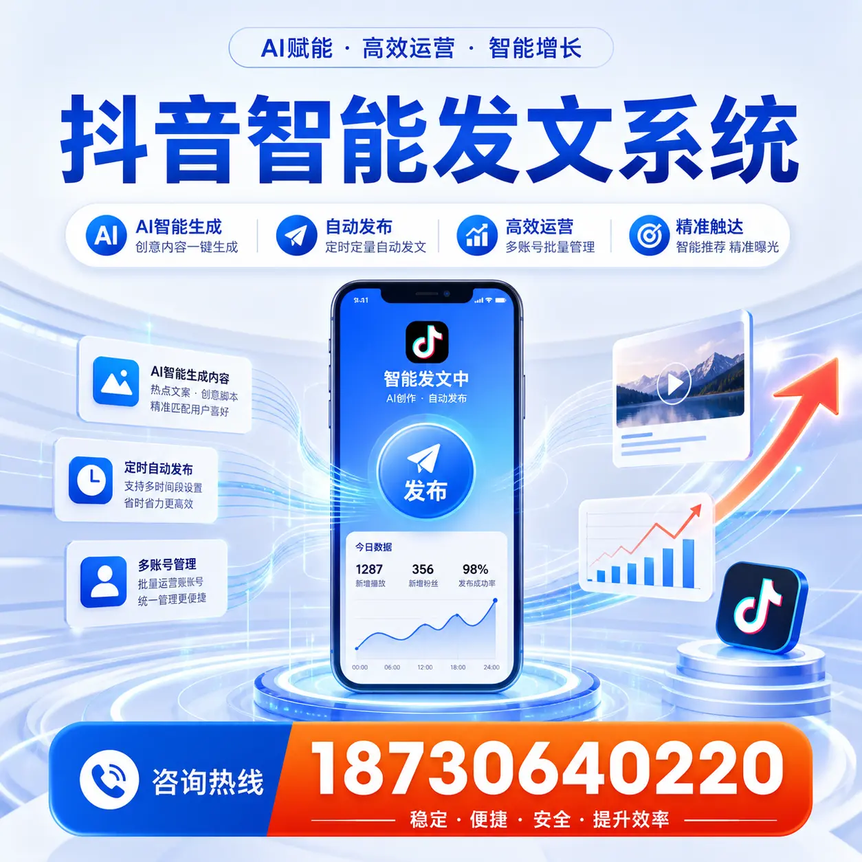 如何通过抖音智能发文系统提升 安阳 企业的市场竞争力